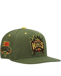 Mitchell & Ness X Lids Olive Sacrato Kings Dusty Nba Draft Hardwood Classics Fitted Hat At Nordstrom