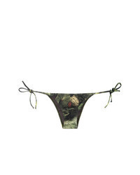 Olive Print Bikini Pant