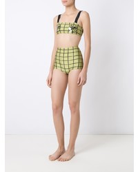 Adriana Degreas Grid Print Bikini Set