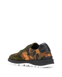 Etro Abstract Print Panelled Sneakers