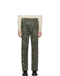 Lemaire Green Sunspel Edition Elasticated Trousers