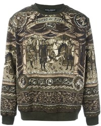 Dolce & Gabbana Carretto Siciliano Print Sweatshirt
