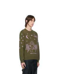 Marc Jacobs Green Heaven By Elliot Shields Bunny Sweater