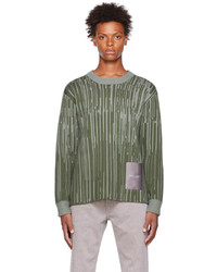 A-Cold-Wall* Green Jacquard Sweater