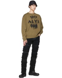 1017 Alyx 9Sm Green Print Sweater