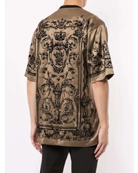 Dolce & Gabbana Baroque Logo Print T Shirt