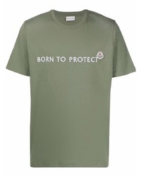Moncler Born To Protect Logo T Shirt