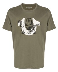 True Religion Buddha Logo Cotton T Shirt