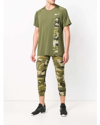 Nike Camouflage Print Detail T Shirt