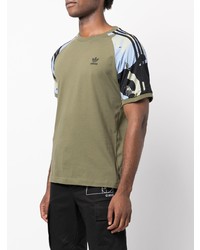 adidas Camouflage Print T Shirt