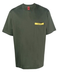 Ferrari Chest Logo Print Detail T Shirt