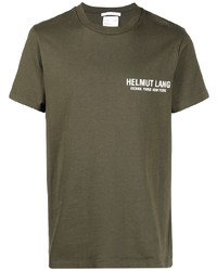 Helmut Lang Chest Logo Print T Shirt