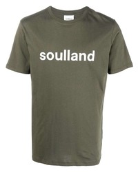Soulland Chuck Logo Print T Shirt