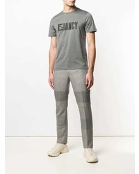 Fendi Contrasting Panels T Shirt