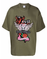 Vetements Devil Slogan T Shirt