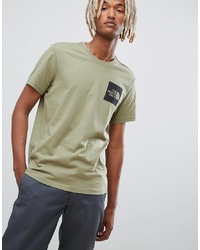 The North Face Fine T Shirt In Green