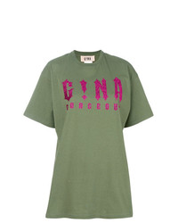 Gina Glitter Logo T Shirt