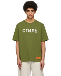 Heron Preston Green Ctnmb T Shirt