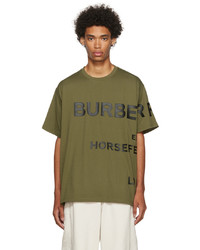 Burberry Green Horseferry T Shirt