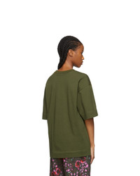 Marni Green Logo T Shirt