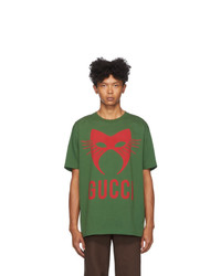 Gucci Green Manifesto T Shirt