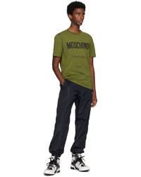 Moschino Green Printed T Shirt