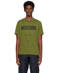 Moschino Green Printed T Shirt
