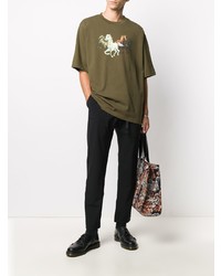 Kenzo Horse Print T Shirt