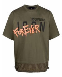 DSQUARED2 Icon Forever Print T Shirt