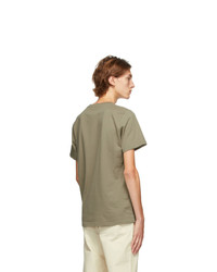 Norse Projects Khaki Niels Ivy Logo T Shirt