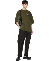 Undercoverism Khaki Paneled T Shirt