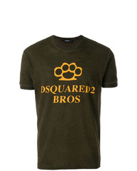 DSQUARED2 Knuckleduster Print T Shirt