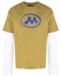 Mowalola Layered Logo Print T Shirt