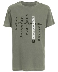 OSKLEN Letter Print T Shirt