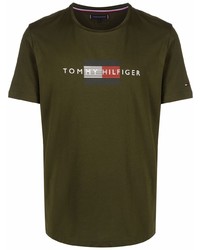 Tommy Hilfiger Line Flag Printed T Shirt