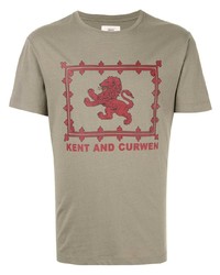 Kent & Curwen Lion Frame Print T Shirt