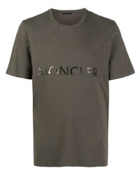 Moncler Logo Panel Detail T Shirt