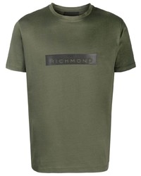 John Richmond Logo Patch Cotton T Shirt