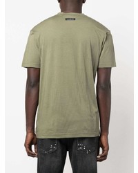 John Richmond Logo Print Cotton T Shirt