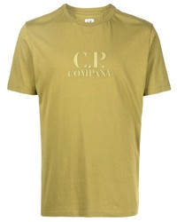 C.P. Company Logo Print Cotton T Shirt