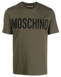 Moschino Logo Print Cotton T Shirt