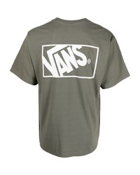 Vans Logo Print Crew Neck T Shirt