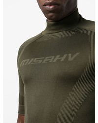 Misbhv Logo Print Fitted Top