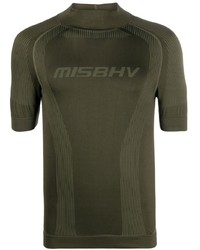 Misbhv Logo Print Fitted Top