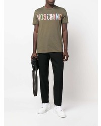 Moschino Logo Print Short Sleeve T Shirt