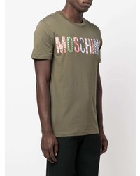 Moschino Logo Print Short Sleeve T Shirt