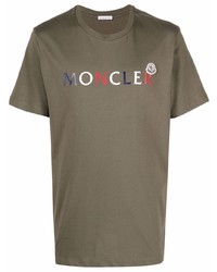 Moncler Logo Print Short Sleeve T Shirt
