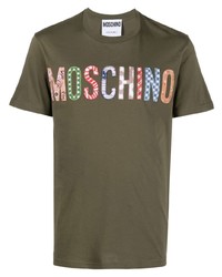 Moschino Logo Print Short Sleeve T Shirt