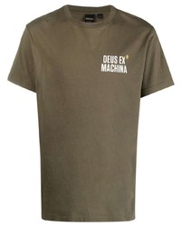 Deus Ex Machina Logo Print Short Sleeved T Shirt