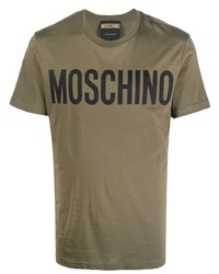 Moschino Logo Print Short Sleeved T Shirt